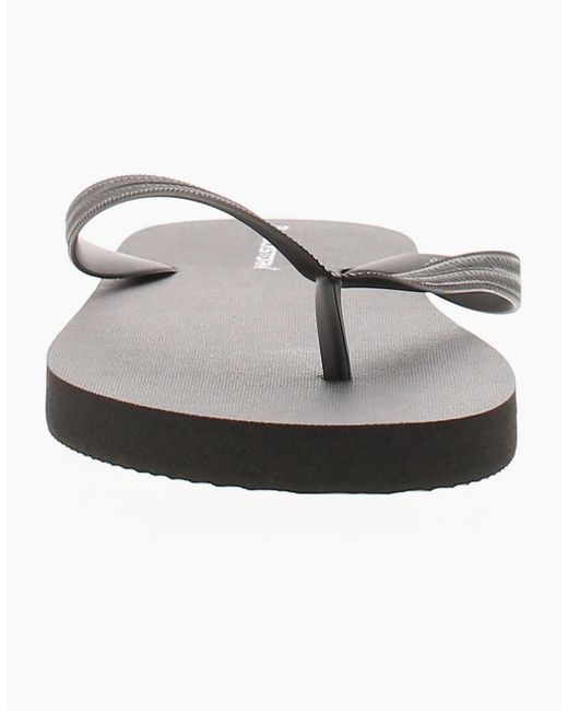 Rockstorm Black Flip Flops Cushioned Footbed Prime Uk Size for men
