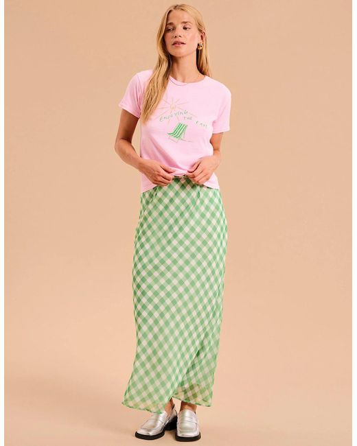 OMNES Green Tabitha Maxi Skirt