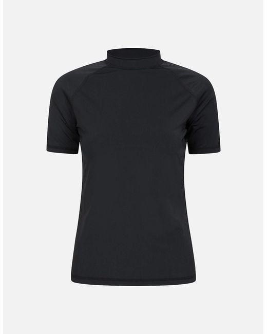 Mountain Warehouse Black Ladies Uv Protection Rash Guard