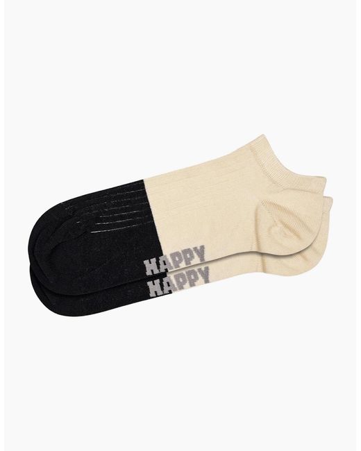 Happy Socks Black 3-Pack Pets Low Socks