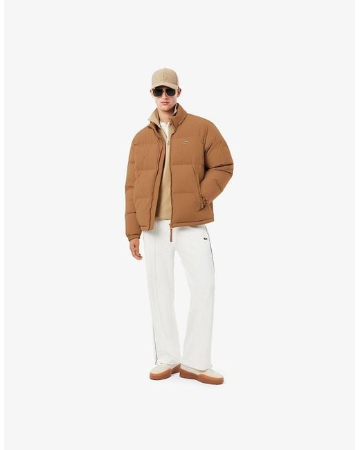 Lacoste Brown Puf Jacket for men