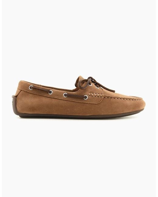 Sperry Top-Sider Brown Sperry Orland 2-Eye Driver Leather Tan Boat Shoes for men