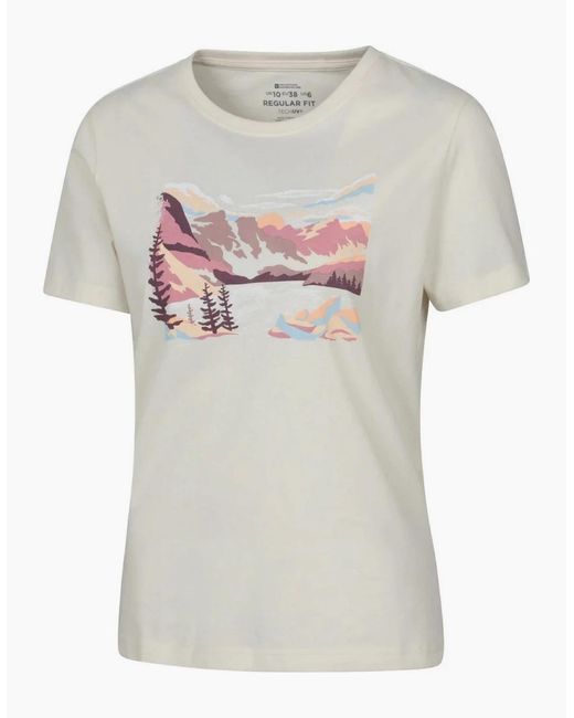 Mountain Warehouse Gray Ladies Living Lakes T-Shirt
