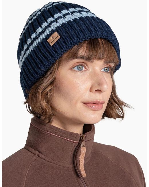 Craghoppers Blue Ladies National Trust Canina Striped Beanie
