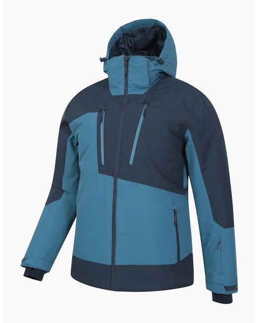 Mountain Warehouse Blue Supernova Waterproof Ski Jacket for men