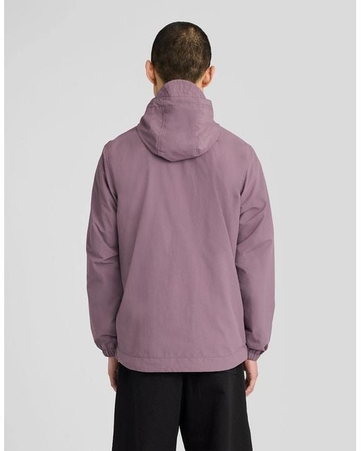 Lyle & Scott Purple Water Resistant Hooded Jacket for men