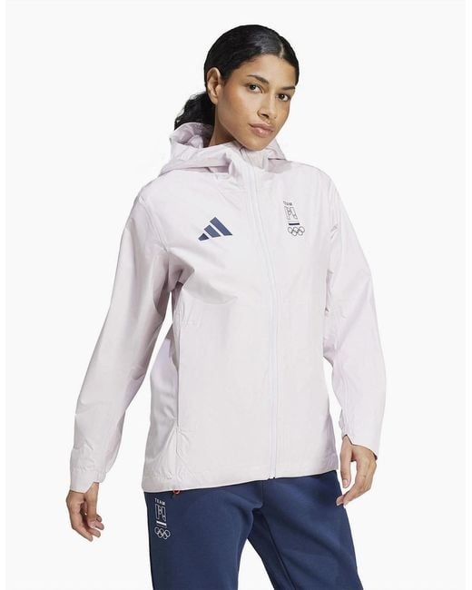 Adidas White Noc Pl Jacketw