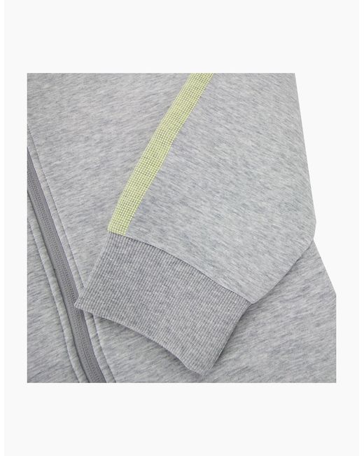 Boss Gray Saggy 2 Curved Logo Hoody 059 for men