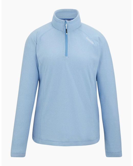 Regatta Blue Great Outdoors /Ladies Montes Half Zip Fleece Top