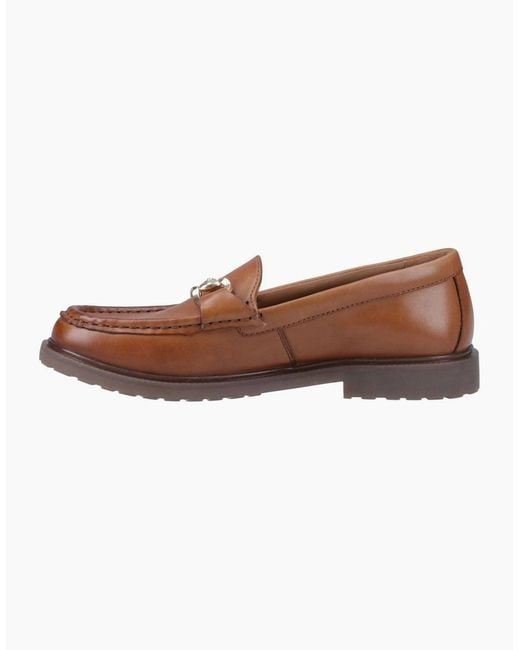 Hush Puppies Brown Verity Snaffle Loafers