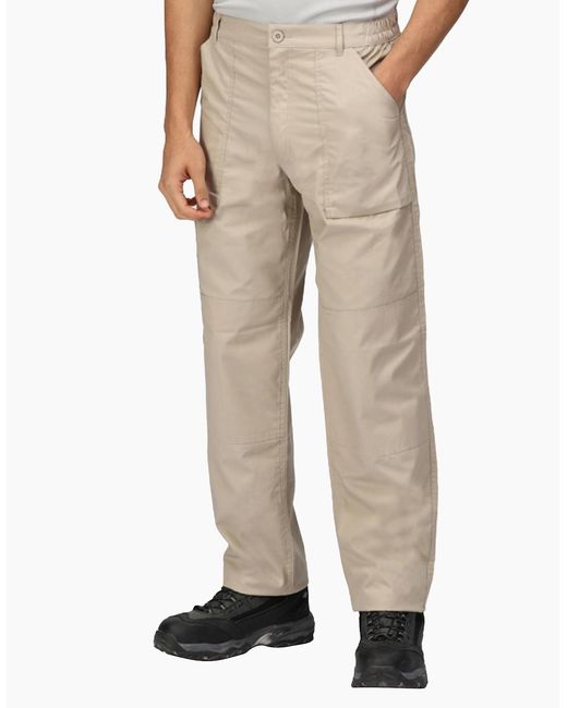Regatta Black Professional Workwear Action Trouser (Water Repellent) for men