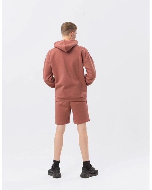 Hype Red Mauve Bermuda Sweat Shorts