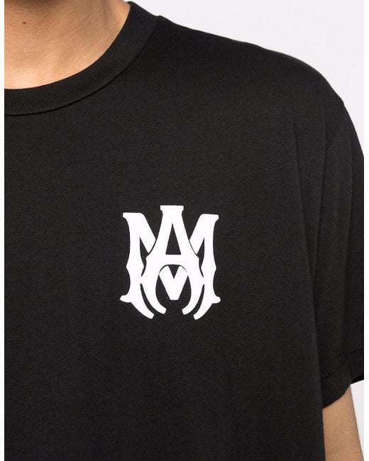 Amiri Black Ma Logo T-Shirt for men