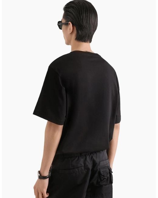 Dolce & Gabbana Black T-Shirt With Logo for men
