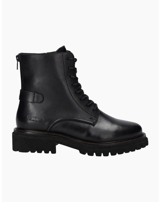 Josef Seibel Black Rachel 02 Lace Up Ankle Boots