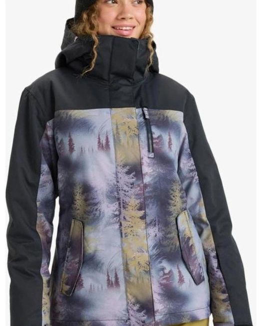 Roxy Blue Jetty Block Waterproof Ski Jacket