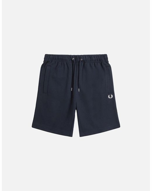 Fred Perry Blue Classic Sweat Shorts for men
