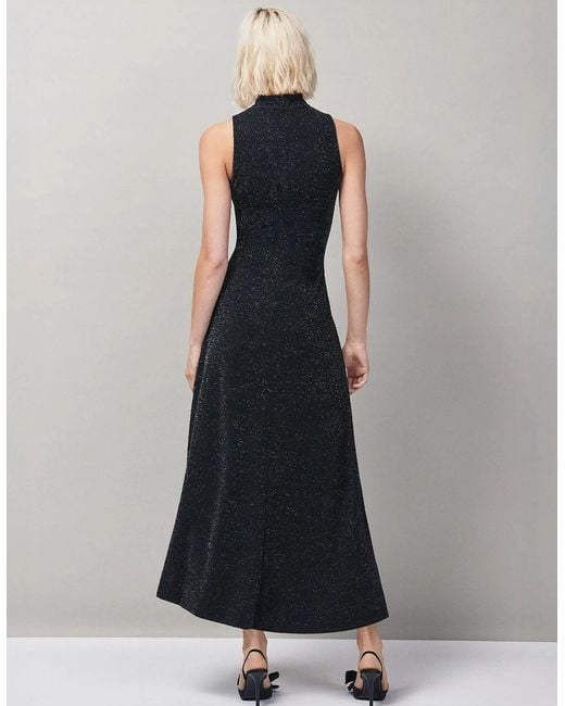 Ro&zo Black Carrie Sparkle Ponte Dress