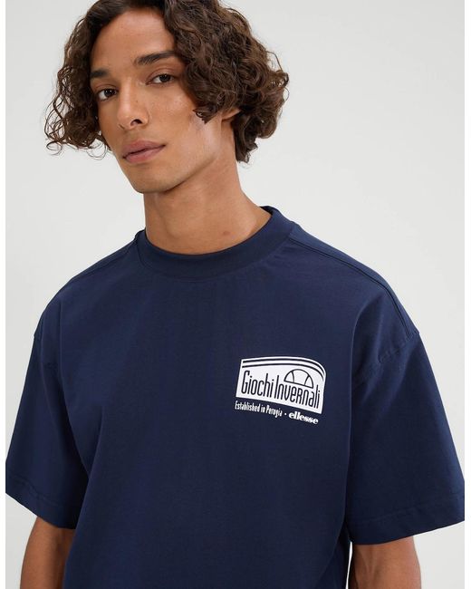 Ellesse Blue Suaven Tee for men