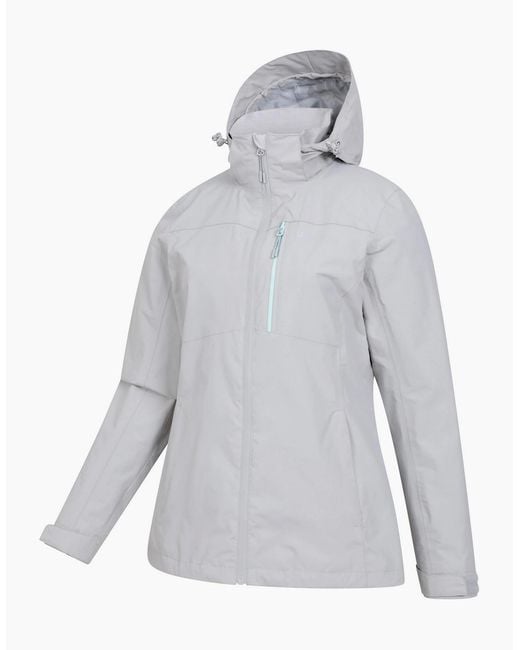 Mountain Warehouse Gray Ladies Rainforest Ii Extreme Waterproof Jacket