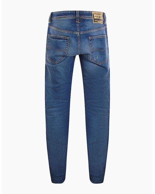 DIESEL Blue Larkee-X Dark Denim Pants for men