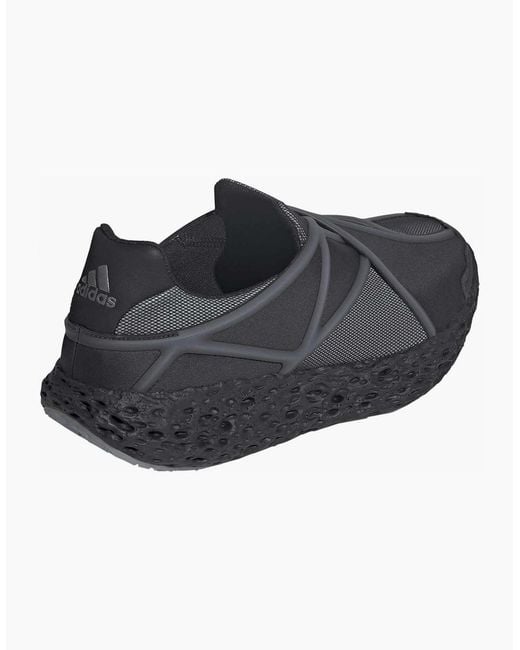 Adidas Black Zponge Flux Low Top Sneakers for men