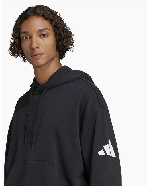 Adidas Blue Hoody for men