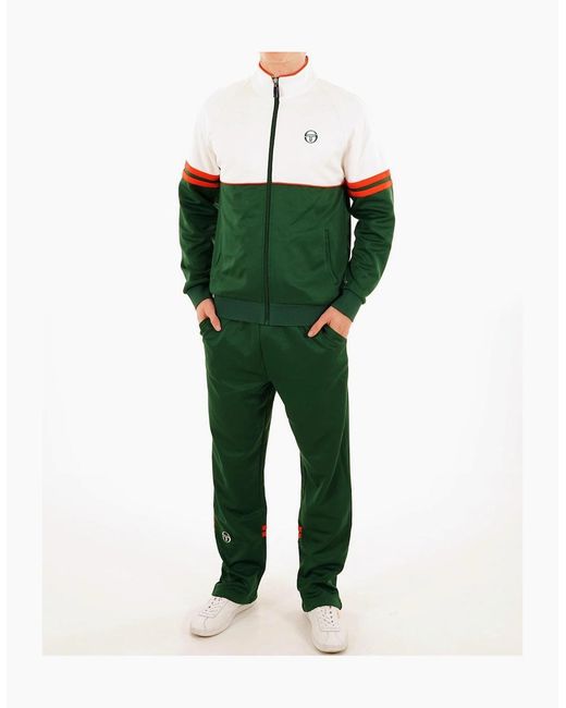 Sergio Tacchini Green Orion Track Suit for men