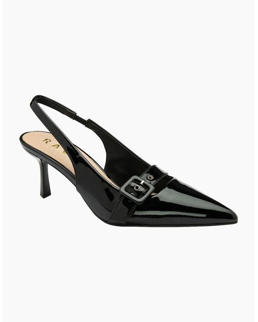 Ravel Black Dalry Slingback Court Shoes