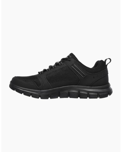 Skechers Black Track Knockhill Trainers for men