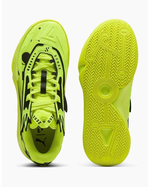 PUMA Yellow Scoot Zeros Ii Basketball Trainers for men