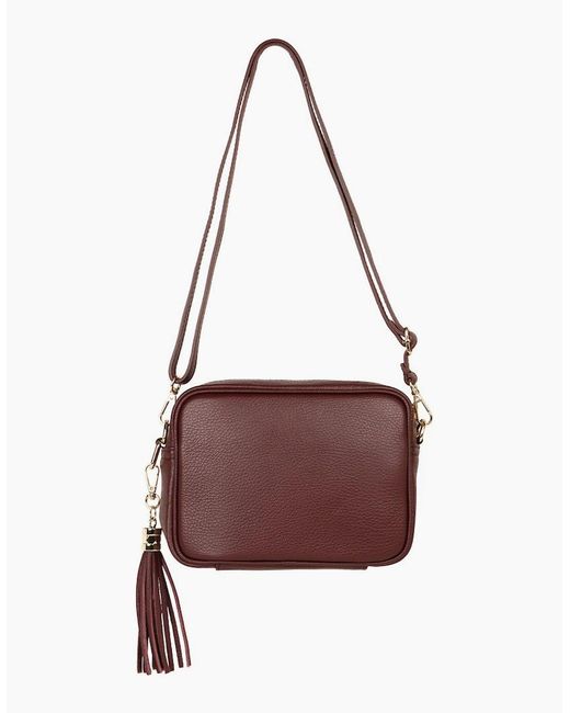 Elie Beaumont Red Crossbody 2 Customisable Handbag