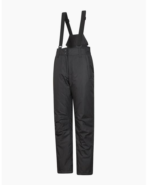 Mountain Warehouse Black Ladies Moon Slim Leg Ski Trousers