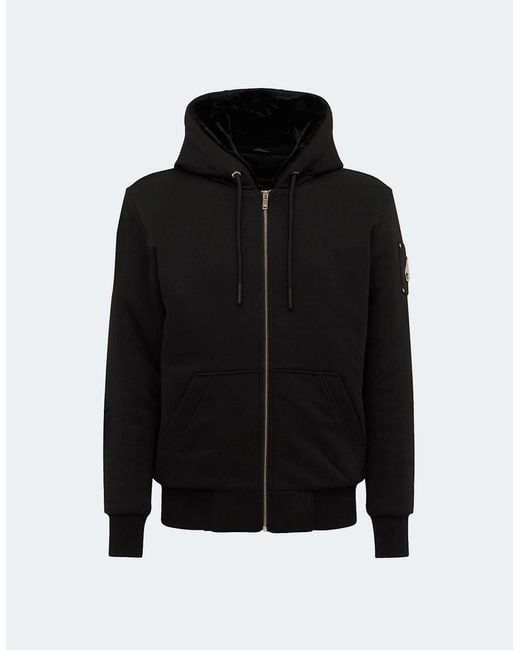 Moose Knuckles Black Classic Bunny Hooded for men