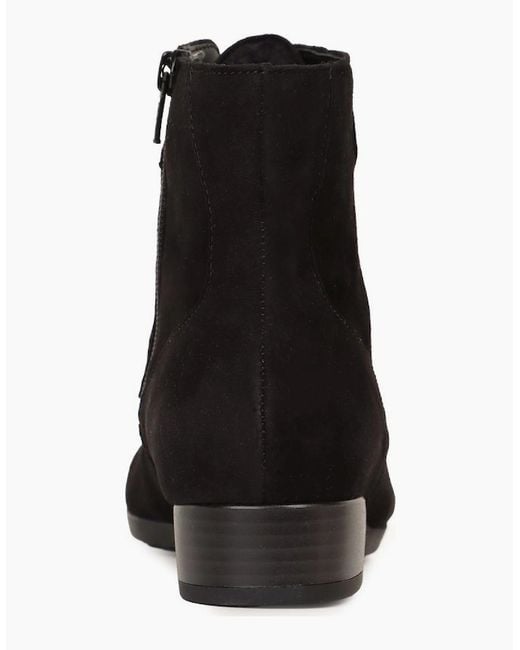 Gabor Black Balban Ankle Boots