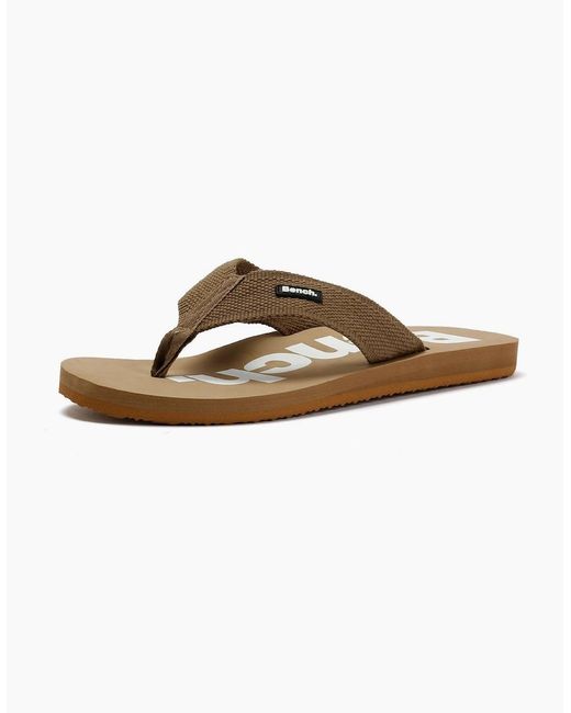 Bench Brown Momento Sand Flip Flops for men