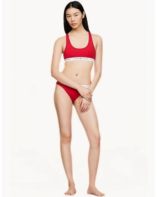 Tommy Hilfiger Red Tommy Icons Unlined Bralette