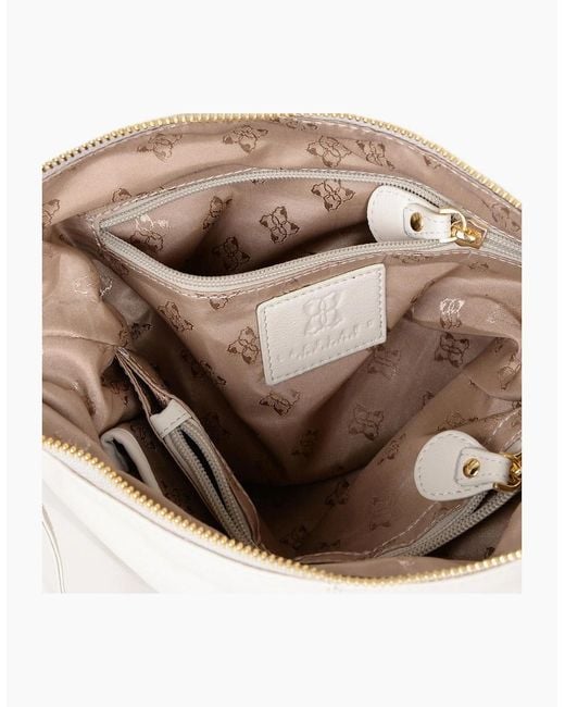 Lakeland Leather White Cartmel Crossbody Handbag