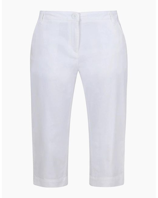 Regatta White Ladies Bayletta Capri Trousers