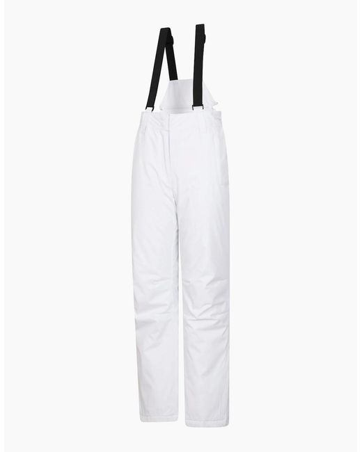 Mountain Warehouse White Ladies Moon Slim Leg Ski Trousers