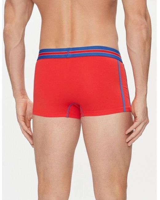 Hom Red Run Sports Contrast Boxer Trunk for men