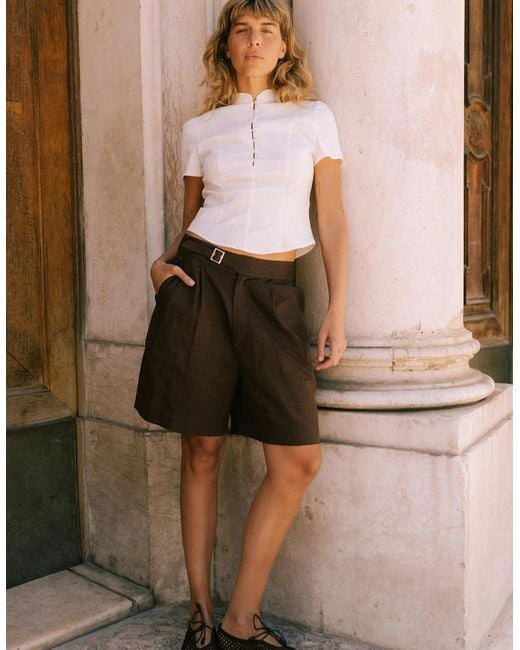 No Emotions UK Brown The Elle Shorts