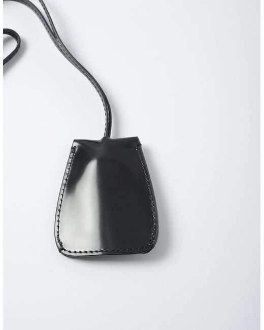 AMI Black Paris Cloche Keyring for men