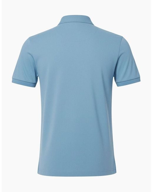 Lacoste Blue Fit L.12.12 Original Polo Shirt for men