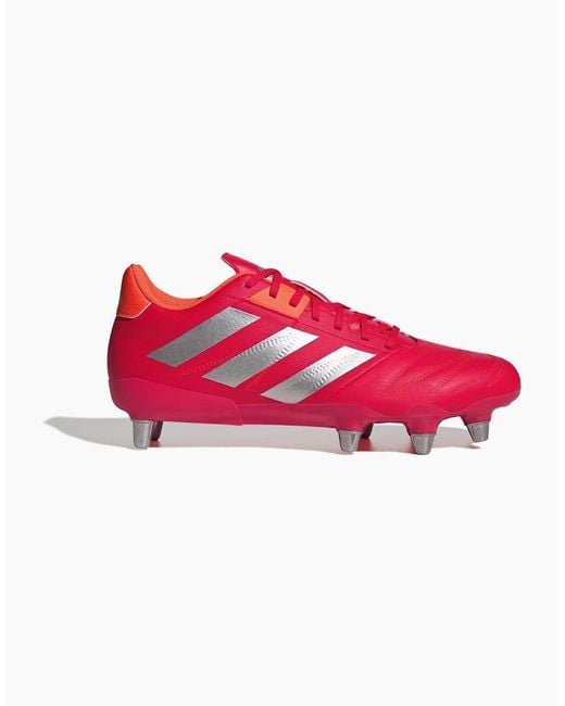 Adidas Red Kakari Elite Adults Soft Ground Rugby Boots for men