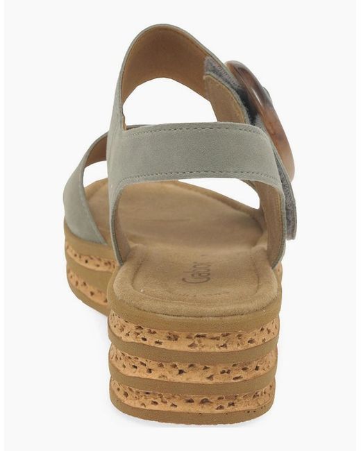 Gabor Metallic Andre Sandals