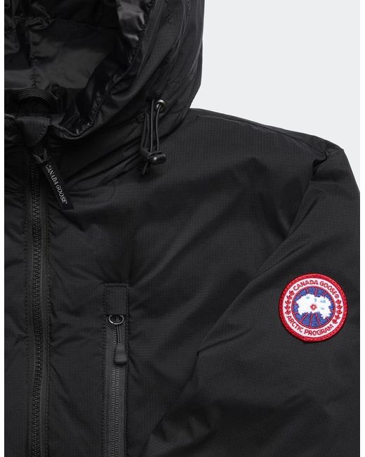 Canada Goose Black Lodge Hooded Jacket for men