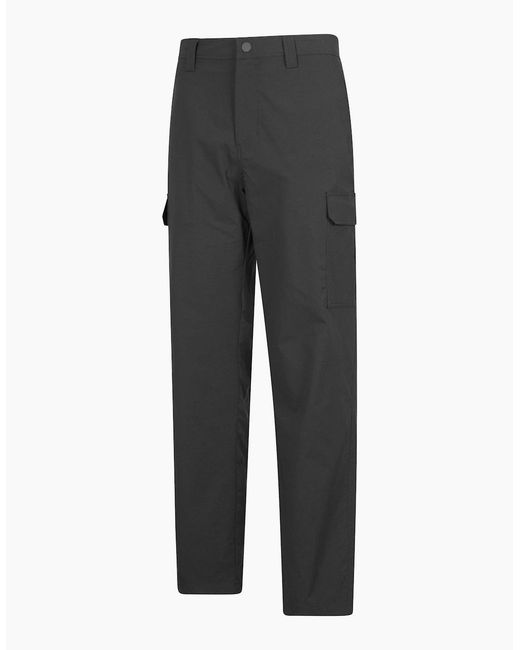 Mountain Warehouse Gray Delta Stretch Cargo Trousers for men