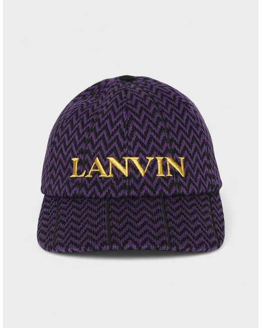 Lanvin Purple X Future Curb Baseball Cap for men