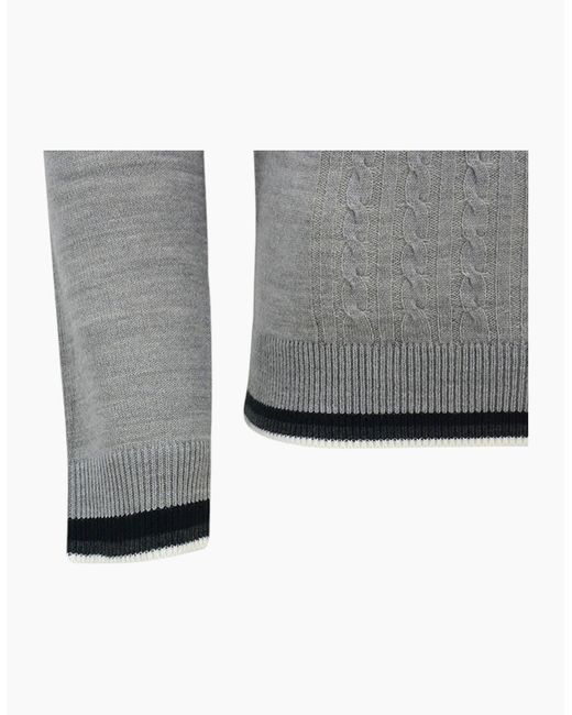 Brave Soul Gray Pullover Jumper Long Sleeve Crew Neck Sweater Plain Casual Top for men